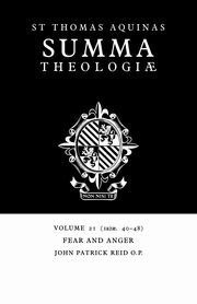 Fear and Anger, Aquinas Thomas