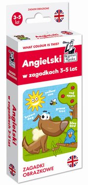 Angielski 3-5 lat. Zagadki obrazkowe. Kapitan Nauka, Barbara Jakubowska