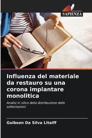 Influenza del materiale da restauro su una corona implantare monolitica, Da Silva Litaiff Guibson