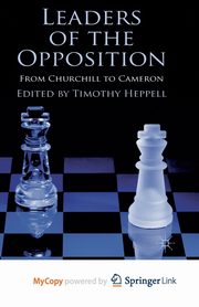 Leaders of the Opposition, 
