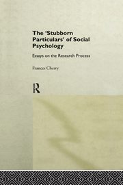 ksiazka tytu: Stubborn Particulars of Social Psychology autor: Cherry Frances