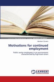 Motivations for continued employment, Dzvairo Abraham