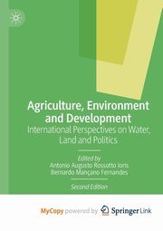 Agriculture, Environment and Development, 