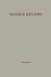 Residue Reviews, Gunther Francis A.