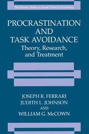 Procrastination and Task Avoidance, Ferrari Joseph R.