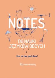 Notes do nauki jzykw obcych (brzoskwiniowa okadka), 