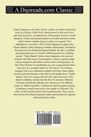 ksiazka tytu: Family Happiness and Other Stories autor: Tolstoy Leo Nikolayevich