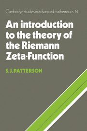 Intro Theo Riemann Zeta Function, Patterson Stephen J.