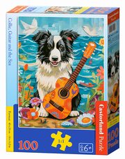 Puzzle 100 Collie, Guitar and the Sea, 