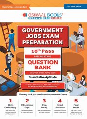 Oswaal Government Exams Question Bank 10th Pass | Quantitative Aptitude | for 2024 Exam, , Oswaal Editorial Board