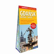 Gdask, Gdynia, Sopot laminowany map&guide 2w1: przewodnik i mapa, 