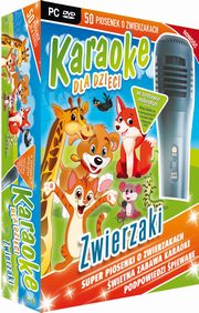 Karaoke dla dzieci Zwierzaki z mikrofonem (PC-DVD), 