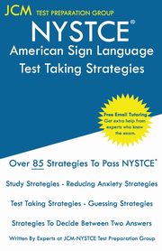 ksiazka tytu: NYSTCE American Sign Language - Test Taking Strategies autor: Test Preparation Group JCM-NYSTCE