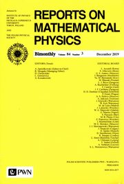 Reports on Mathematical Physics 84/3 2019 Kraj, 