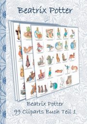 Beatrix Potter 99 Cliparts Buch Teil 1 ( Peter Hase ), Potter Beatrix