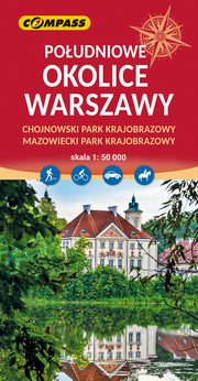 Mapa Poudniowe okolice Warszawy, 