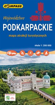 Mapa Podkarpackie - mapa atrakcji turystycznych, 