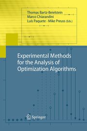 Experimental Methods for the Analysis of Optimization Algorithms, 