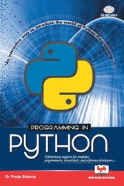 PROGRAMMING IN PYTHON, Dr. Sharma Pooja