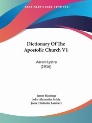 Dictionary Of The Apostolic Church V1, 