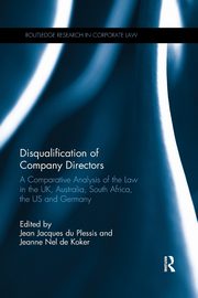 Disqualification of Company Directors, 