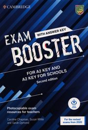 Exam Booster for A2 Key and A2 Key for Schools with Answer Key with Audio for the Revised 2020 Exams, Chapman Caroline, White Susan, Dymond Sarah