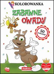 Kolorowanka Zabawne owady z naklejkami, 