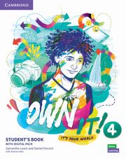 ksiazka tytu: Own it! 4 Student's Book with Practice Extra autor: Lewis Samantha, Vincent Daniel, Reid Andrew