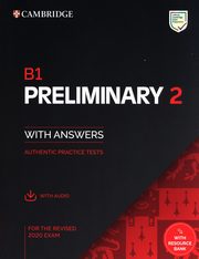B1 Preliminary 2 Student's Book with Answers with Audio with Resource Bank, 