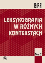 Leksykografia w rnych kontekstach, 