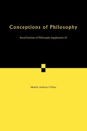Conceptions of Philosophy, 