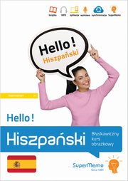 Hello! Hiszpaski Byskawiczny kurs obrazkowy (poziom podstawowy A1), Wajda Natalia