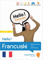 Hello! Francuski Byskawiczny kurs obrazkowy (poziom podstawowy A1), Wajda Natalia