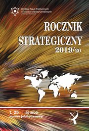 Rocznik Strategiczny 2019/2020  Tom 25, 