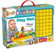 Carotina Baby Mata edukacyjna z klockami, 
