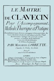 Le Maitre de Clavecin (facsimile 1753 edition), Corrette Michel