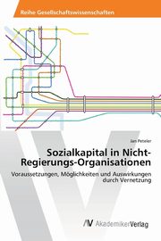 Sozialkapital in Nicht-Regierungs-Organisationen, Peteler Jan