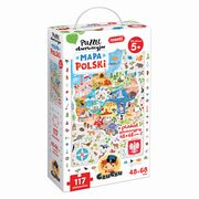 CzuCzu Puzzle obserwacyjne Mapa Polski, 