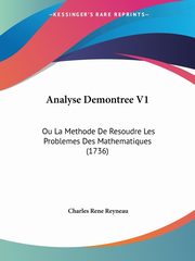 Analyse Demontree V1, Reyneau Charles Rene