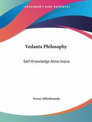 Vedanta Philosophy, Abhedananda Swami