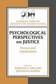 Psychological Perspectives on Justice, 