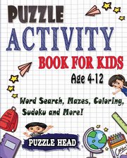Puzzle Activity Book for kids Age 4-12, Head Puzzle