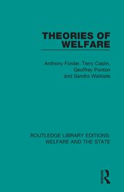 Theories of Welfare, Forder Anthony