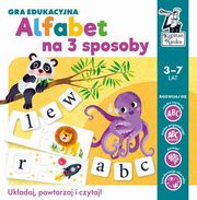 Alfabet na 3 sposoby Gra edukacyjna. Kapitan Nauka, 