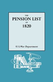 Pension List of 1820 (Indexed), U.S. War Department