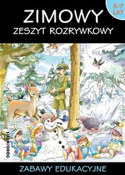 Zimowy zeszyt rozrywkowy Zabawy edukacyjne, 