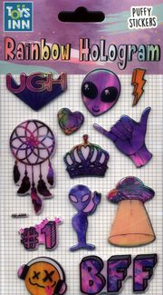 Rainbow Hologram Alien, 
