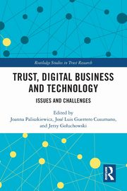 Trust, Digital Business and Technology, 