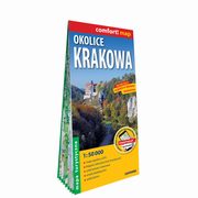Okolice Krakowa laminowana mapa turystyczna 1:50 000, 