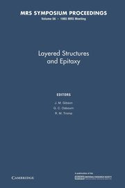 Layered Structures and Epitaxy, 